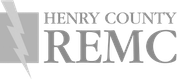 henry county logo grayscale