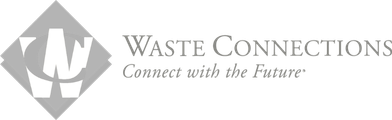 waste connections grayscale logo